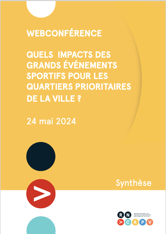 Quels impacts des grands événements sportifs pour les quartiers prioritaires de la ville ?